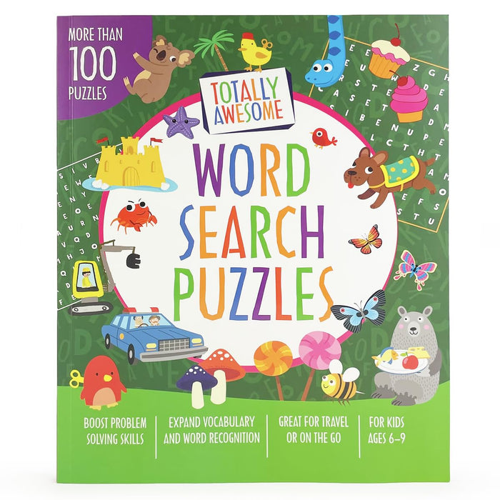 Totally Awesome Word Search Puzzles | Ages 6-9