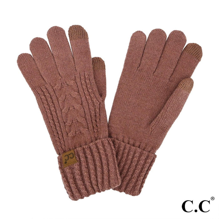 Cable Knit Gloves