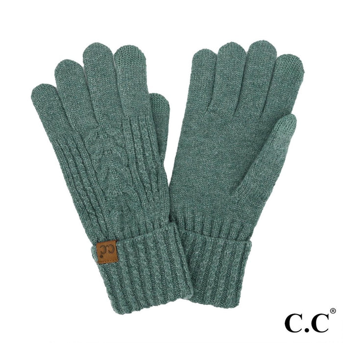 Cable Knit Gloves