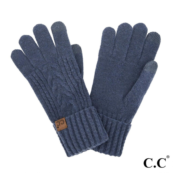 Cable Knit Gloves