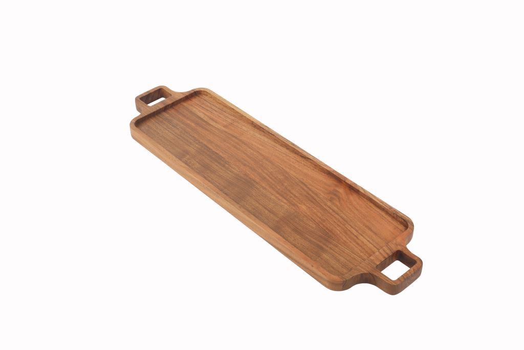 Wood Serving Board with Handles