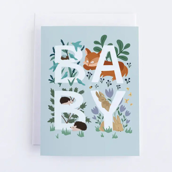 Woodland - Baby Shower Card