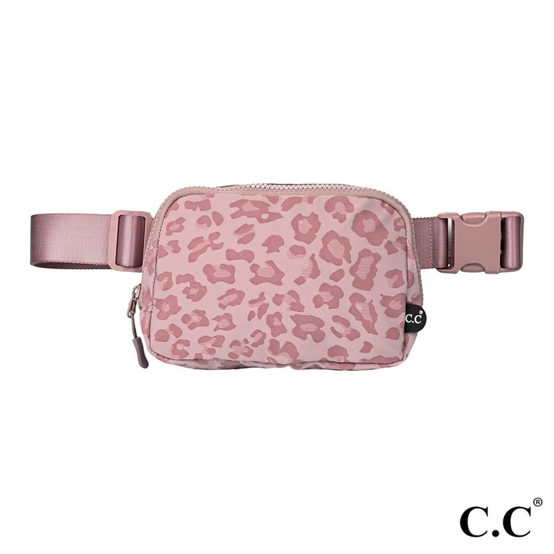 CC Belt Bag | Leopard Rose