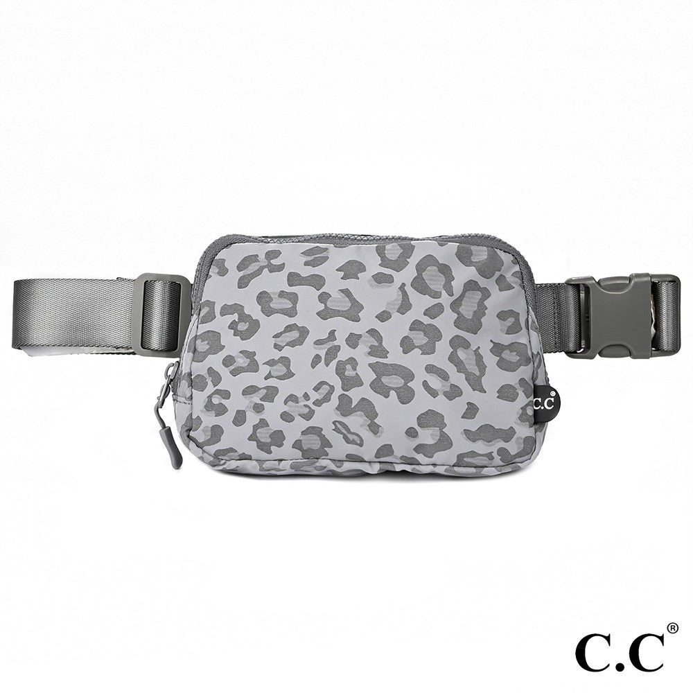 CC Belt Bag | Leopard Gray