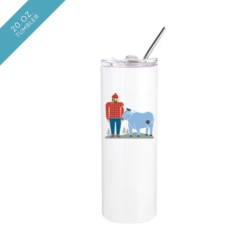 Drinkware | Classic Paul Bunyan + Babe