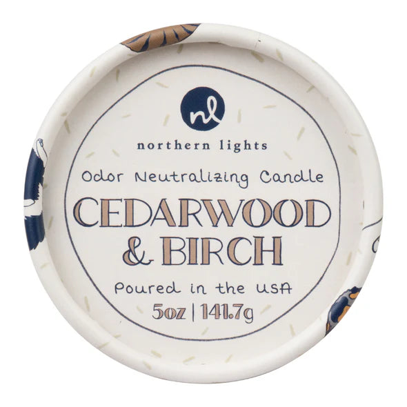 Odor Neutralizing Candle | Cedarwood + Birch