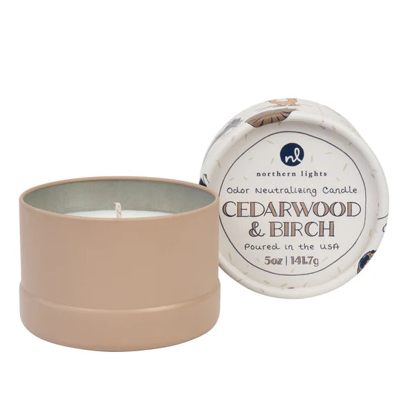 Odor Neutralizing Candle | Cedarwood + Birch