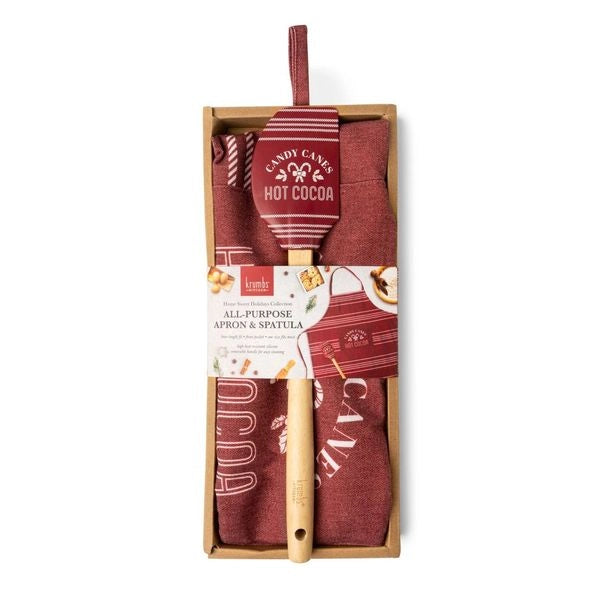 Candy Cane | Apron & Spatula Set