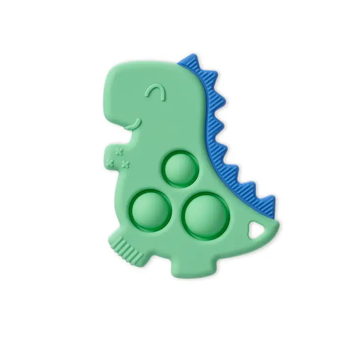 Dino Sensory Popper Toy + Teether