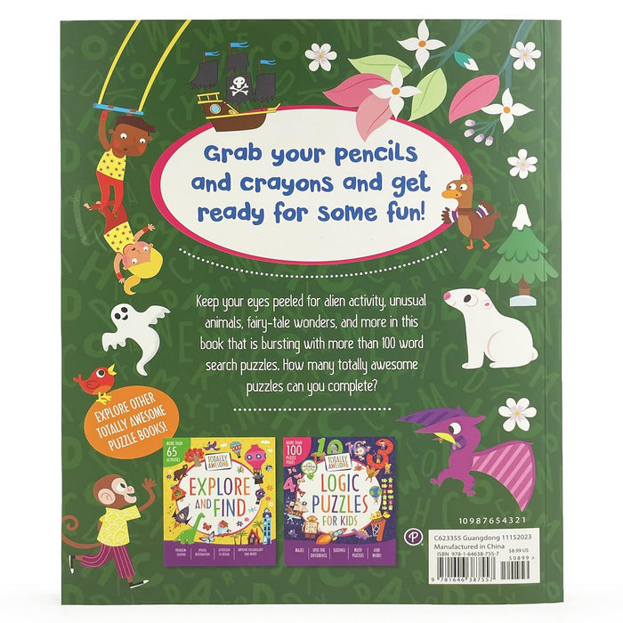 Totally Awesome Word Search Puzzles | Ages 6-9