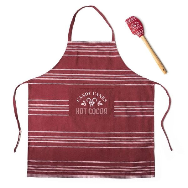Candy Cane | Apron & Spatula Set
