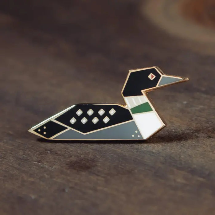 Loon Enamel Pin