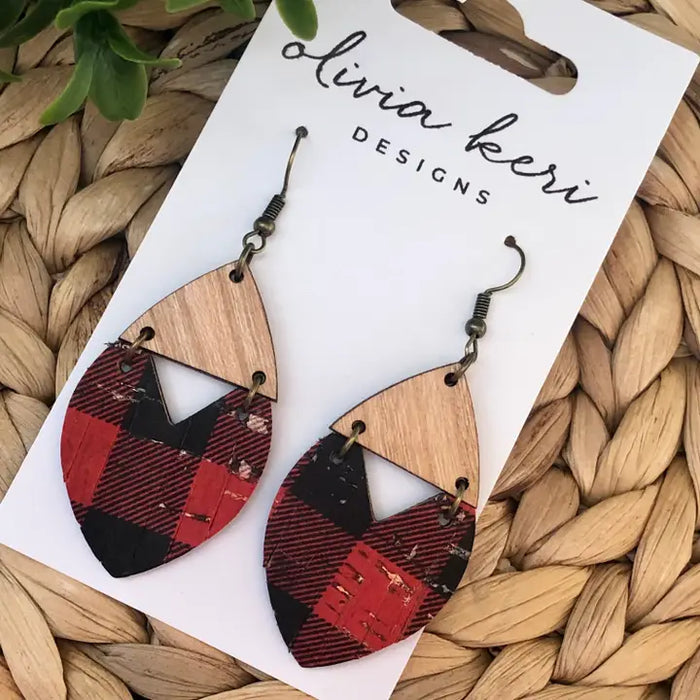 Josie - Buffalo Plaid | Earrings