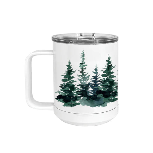 Drinkware | Watercolor Pines