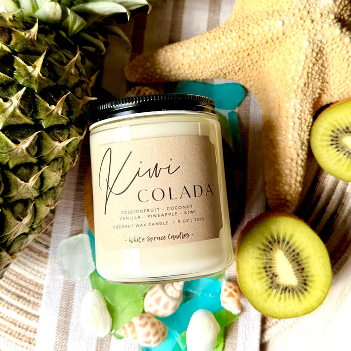 Kiwi Colada | 8 oz. Coconut Wax Candle