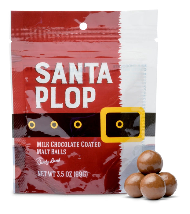 Santa Plop (Milk Chocolate Coated Malt Balls)