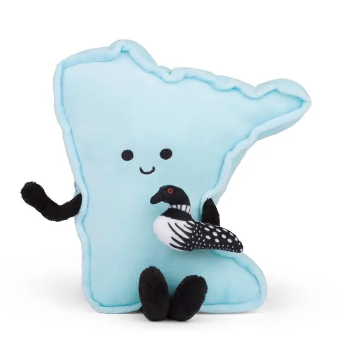 Minnesota State With Tiny Loon Plushie