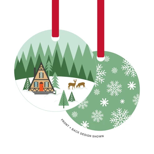 A-Frame Winter | Ornament