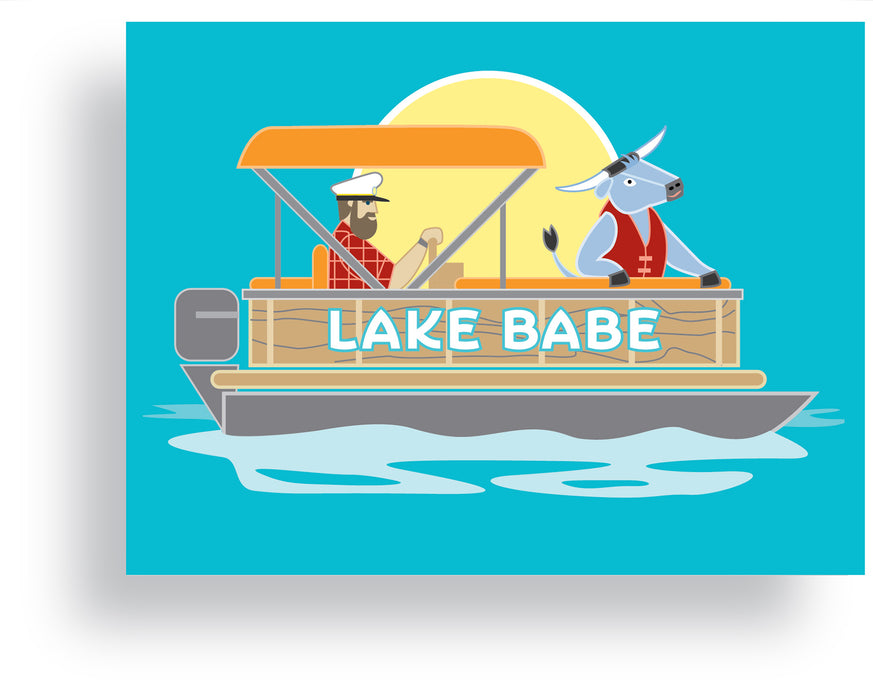 Lake Babe Pontoon - Postcard