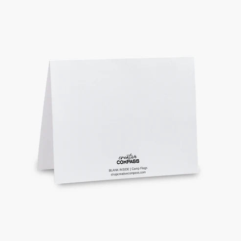 Camp Flags - Notecard