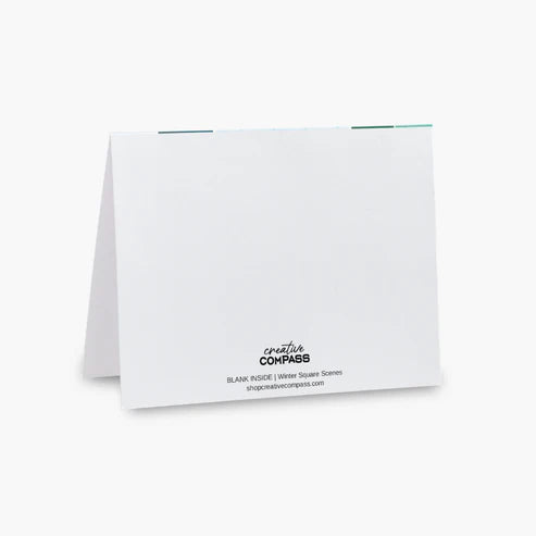Winter Square Scenes - Notecard