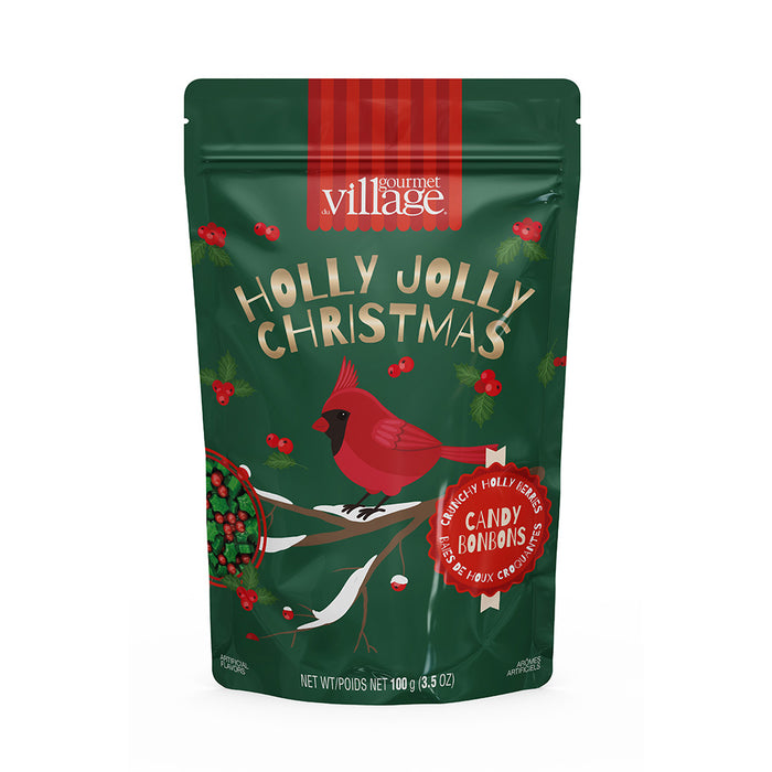 Holly Berry Cardinal Candy