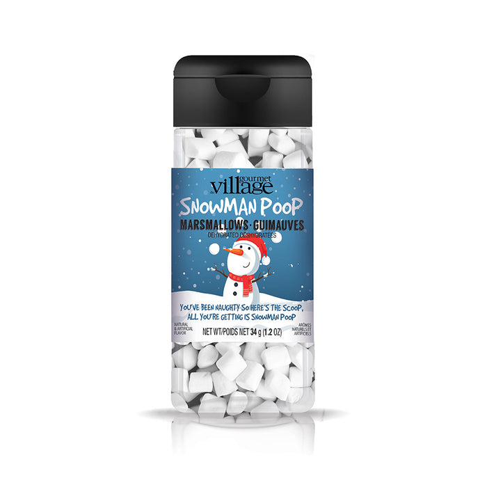 Snowman Poop Marshmallows