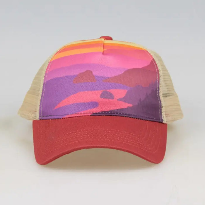 Big Sur Sunset Trucker Hat - Adult Hat