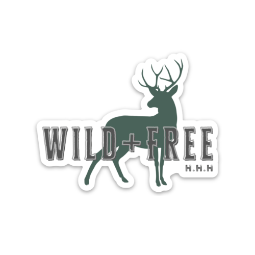 Vinyl Sticker | Wild + Free