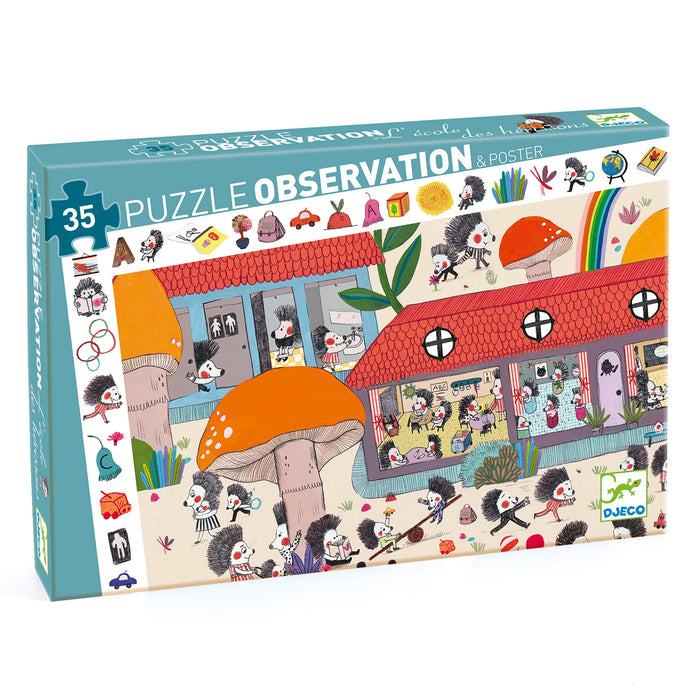 Hedgehog School | Observation Puzzle