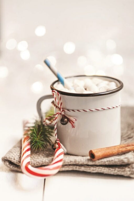 Snowman Candy Cane White Hot Chocolate | Single Serving