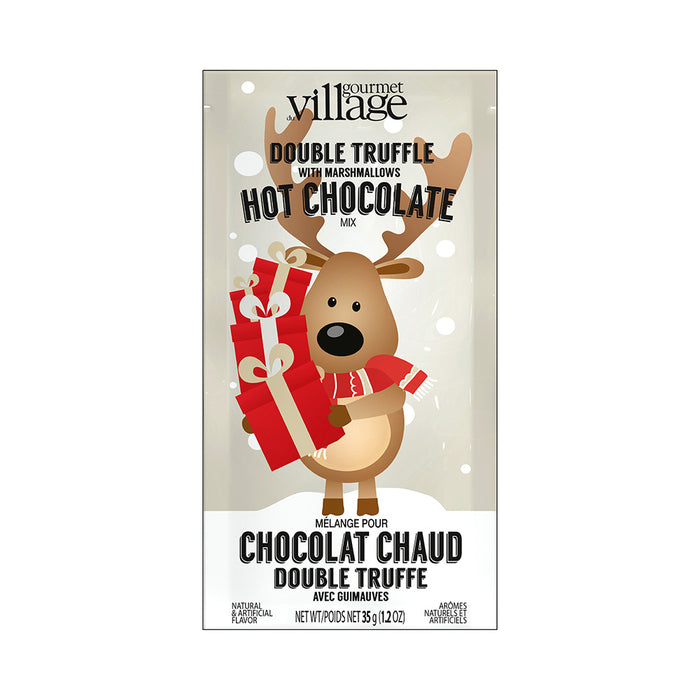 Reindeer Double Truffle Hot Chocolate with Marshmallows | Single Serving