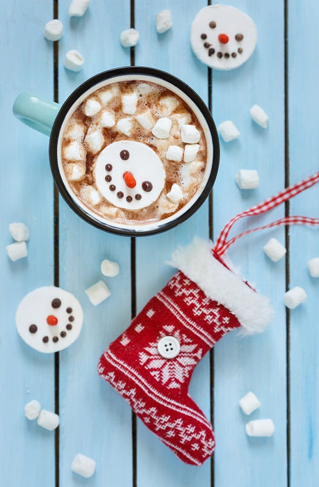 Snowman Poop Marshmallows