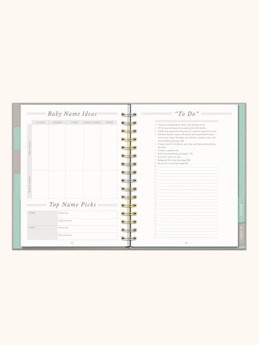 Countdown to Baby | Pregnancy Planner + Journal