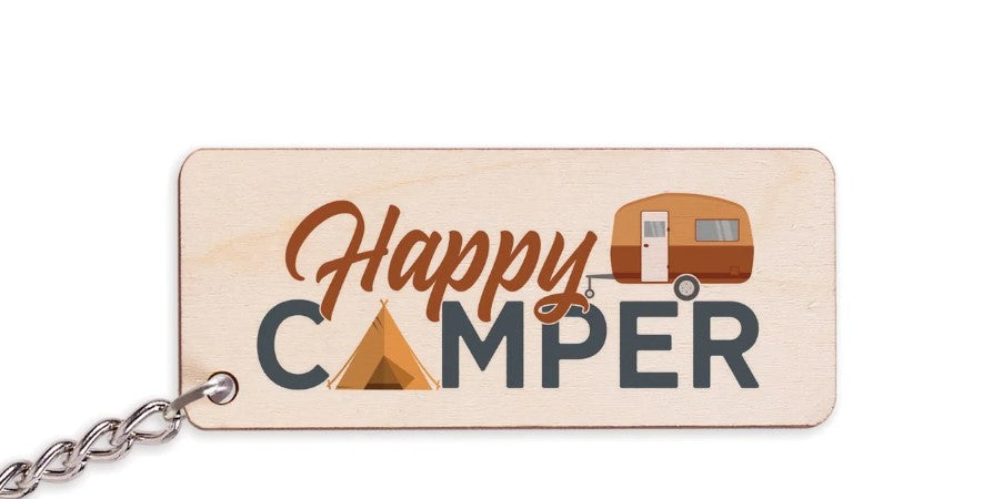 Happy Camper - Key Chain