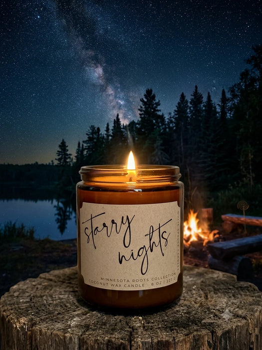 Starry Nights | 8 oz. Coconut Wax Candle