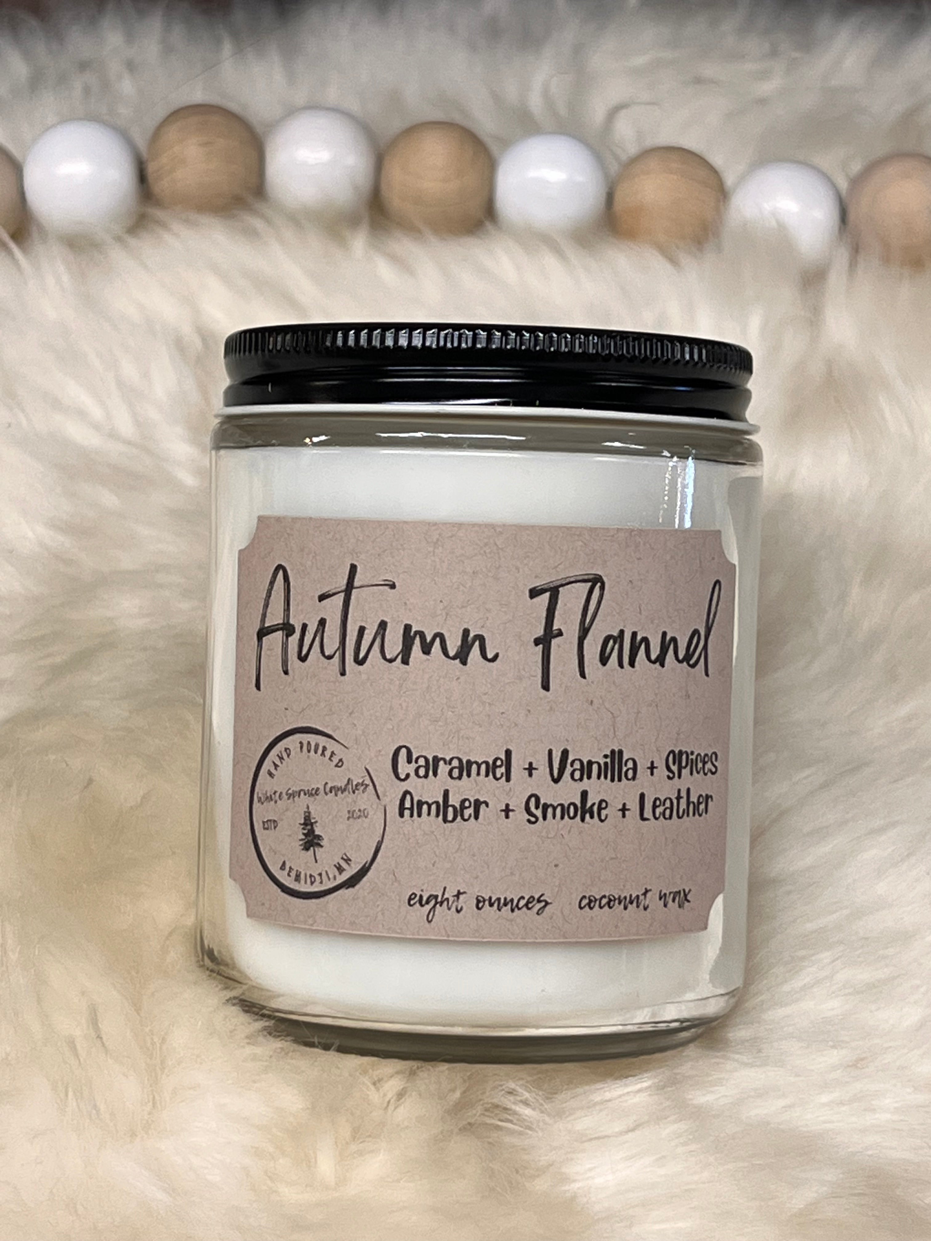 Autumn Flannel | 8 oz. Coconut Wax Candle