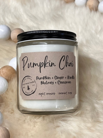 Pumpkin Chai | 8 oz. Coconut Wax Candle