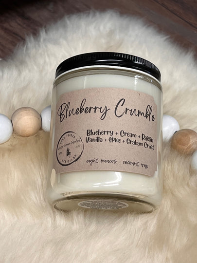 Blueberry Crumble | 8 oz. Coconut Wax Candle