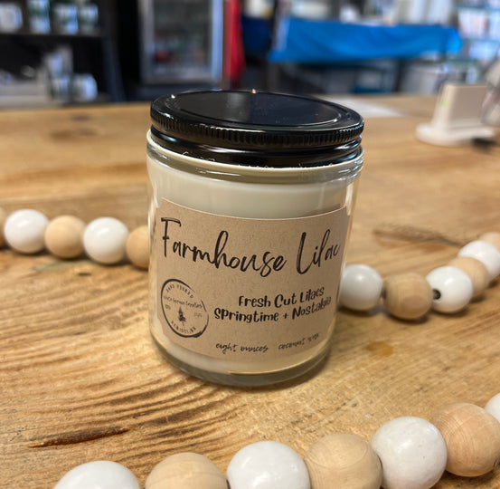 Farmhouse Lilac | 8 oz. Coconut Wax Candle