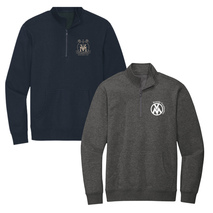 VM 1/4 Zip Crew Sweatshirt | Choice of Logo