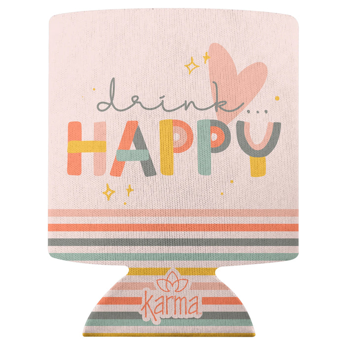 Drink Happy | Foam Can Cooler