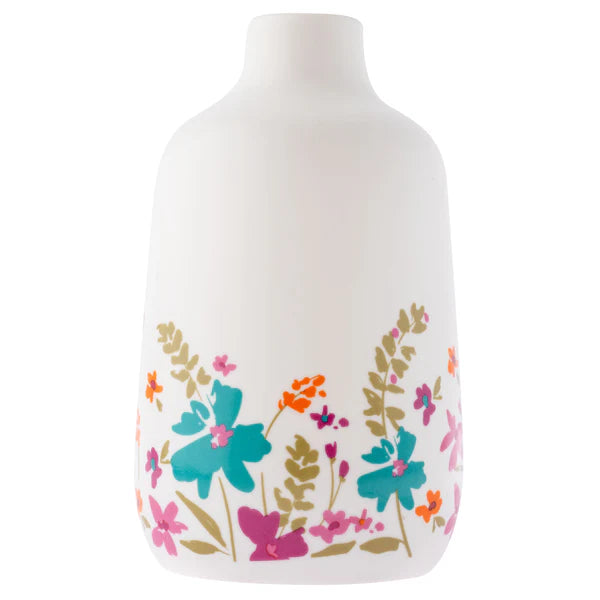 Spread Kindness Like Wildflowers | Small Ceramic Vase