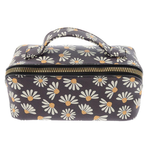 Daisy | Mini Diagonal Zip Cosmetic Bag
