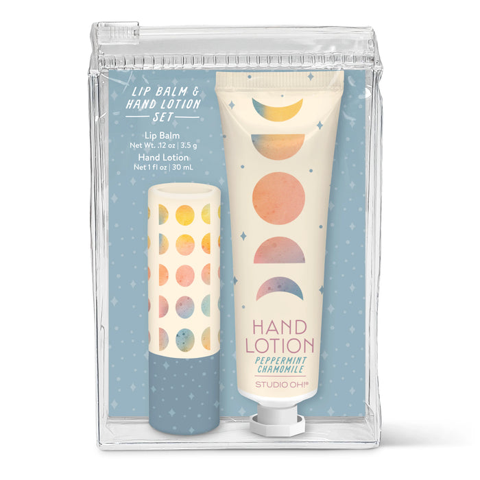 Moon Phases Lip Balm + Lotion Set