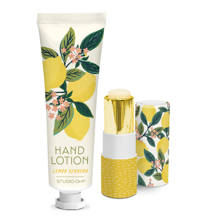 Lemon Tree Lip Balm + Lotion Set