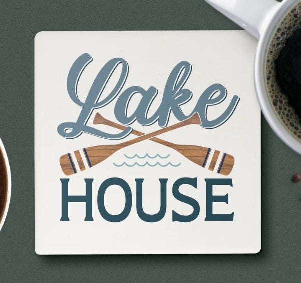 Lake House | Coasters and Holder