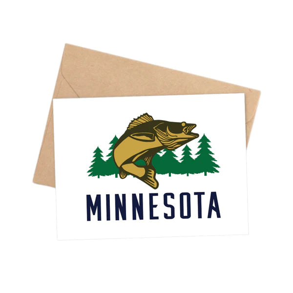 Minnesota Walleye - Note Card