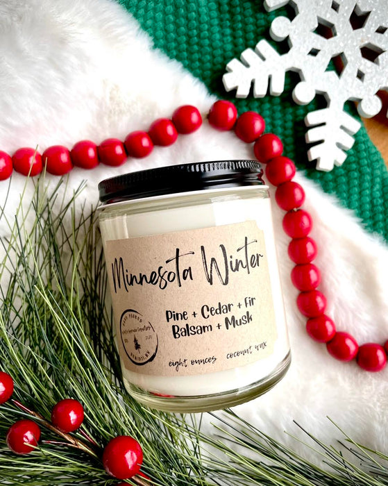 Minnesota Winter | 8 oz. Coconut Wax Candle