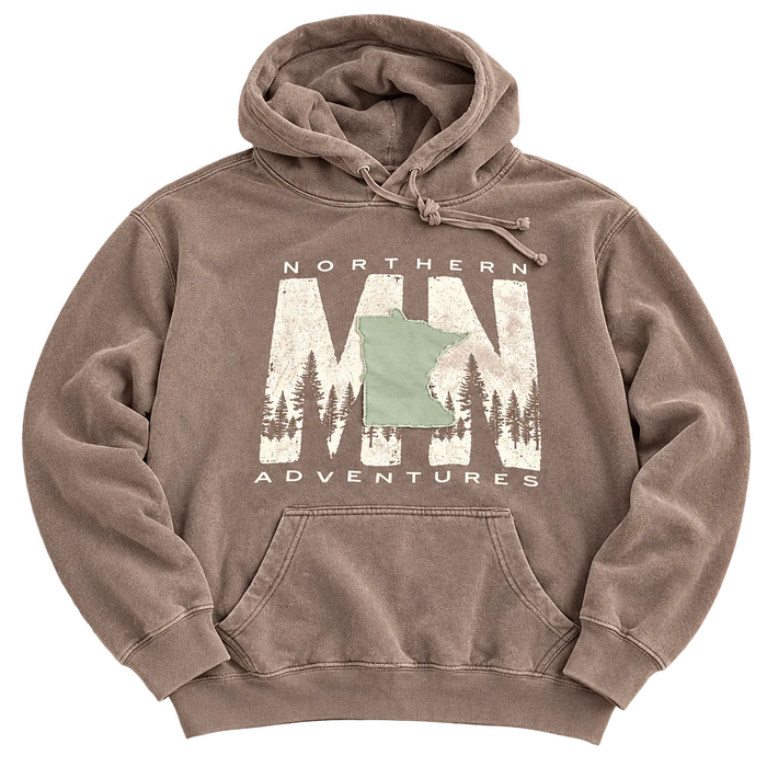 Northern Adventures | Coffee Hoodie